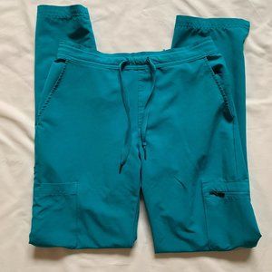 WOMENS AQUA GREEN SCRUB BOTTOMS [EXTRA SMALL]